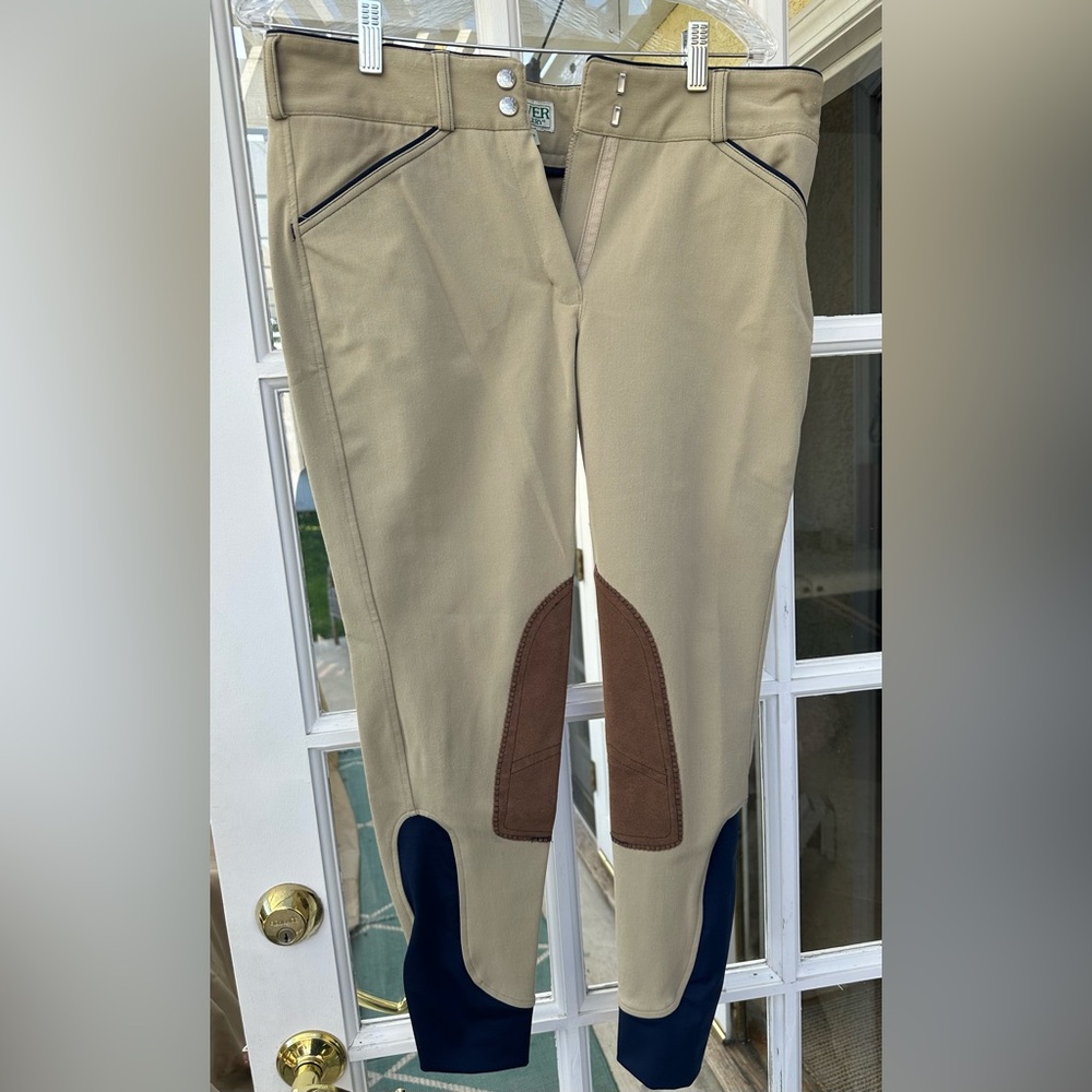 Dover Wellesley Knee Patch Breeches Sz 30